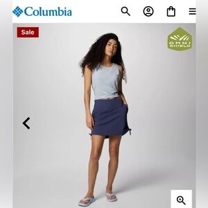 Columbia Women's All Seasoned Ruched Skort